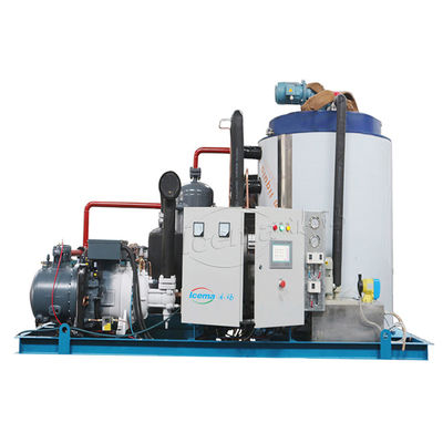 Máquina comercial de flocos de gelo com água do mar 5 toneladas 20,5 KW