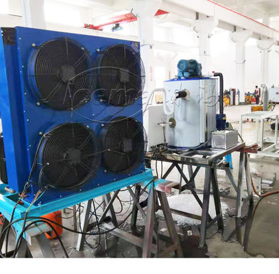 Máquina comercial de gelo em flocos de água do mar 1 tonelada 400 kg 380 V