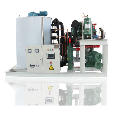 Máquina comercial de gelo em flocos de água do mar 10 toneladas 32kw ​​380V