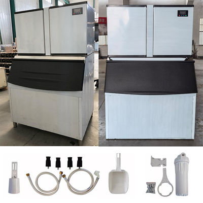 1000KG/24H Máquina Comercial de Cubos de Gelo 3000W 1 Tonelada Para Café Bar/Restaurante/Hotéis