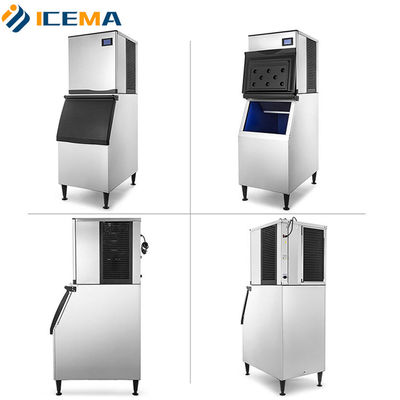 máquina comercial 200kg/24h 400kg/24h 500kg/24h do cubo de gelo 100kg/24h para o café/barra/hotéis/restaurante
