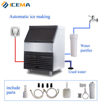 Máquina comercial de cubos de gelo 220V