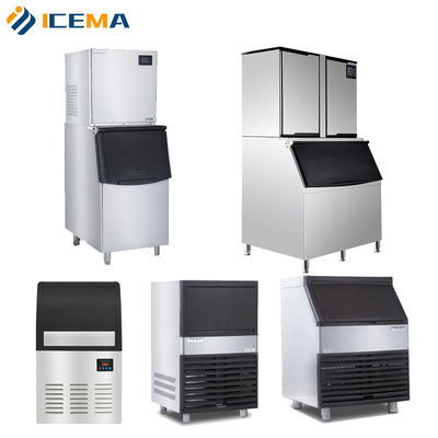 Máquina de cubos de gelo comercial 48kg/24H automática 420w 220v