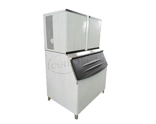 Máquina de cubos de gelo comercial de alta produtividade com capacidade de 480 kg