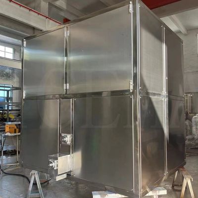 Restaurante Supermercado 5T Sistema de controlo automático Máquinas industriais para fazer cubos de gelo