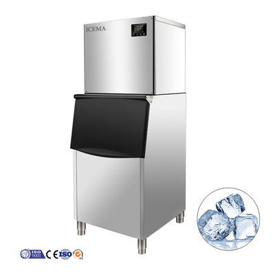 Loja de alimentos ICEMA Máquina automática de fazer cubos de gelo 300 kg 400 kg 500 kg