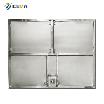 Máquina de fabricação de cubos de gelo industriais de 5 toneladas e 10 toneladas com número de rede de gelo 19X21X6 do ICEMA