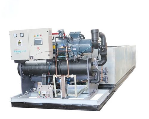 Máquina profissional de fabricação de blocos de gelo com operação automática e produção diária de 5 toneladas