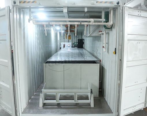 Bom preço Loja de alimentos Container industrial Bloco de geladeira Máquina de fazer gelo Peso 25kg 50kg 100kg Consumo on-line
