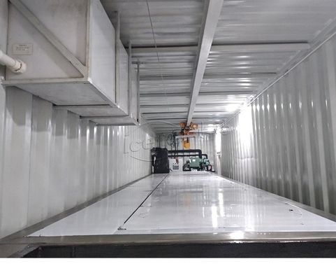 Loja de alimentos Container industrial Bloco de geladeira Máquina de fazer gelo Peso 25kg 50kg 100kg Consumo