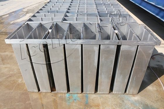 Loja de alimentos Container industrial Bloco de geladeira Máquina de fazer gelo Peso 25kg 50kg 100kg Consumo