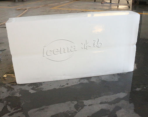 Loja de alimentos Container industrial Bloco de geladeira Máquina de fazer gelo Peso 25kg 50kg 100kg Consumo