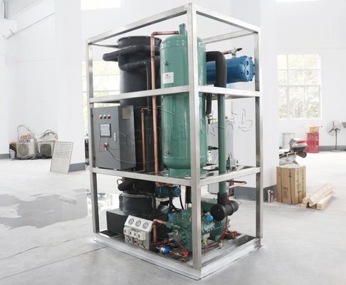 Máquina de fabricação de gelo de tubo 5T 8T 10T com operação automática e economia de energia