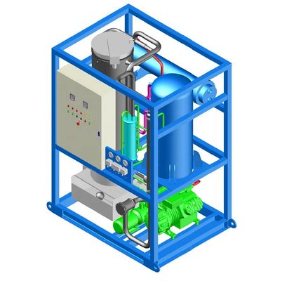 Máquina de fabricação de gelo de tubo 5T 8T 10T com operação automática e economia de energia