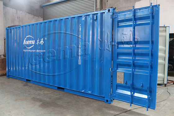 Emerson 3 toneladas de refrigeração direta ICEMA Containerized Block Ice Plant