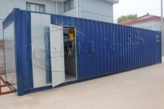 Emerson 3 toneladas de refrigeração direta ICEMA Containerized Block Ice Plant