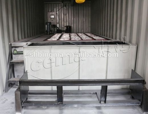 Máquina de gelo de blocos de contentores refrigerada a ar para alta produtividade e competitividade