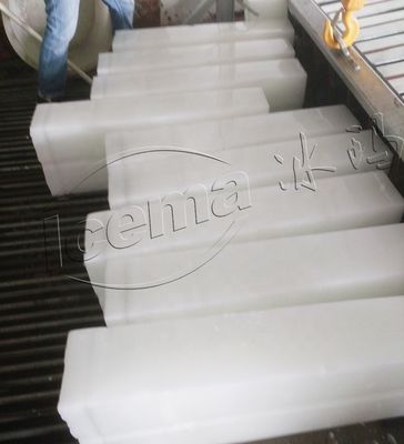 Máquina de gelo de blocos de contentores refrigerada a ar para alta produtividade e competitividade