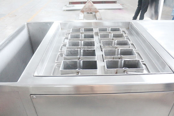 Máquina de blocos de gelo compactos de 1 tonelada com componentes Schneider Electric