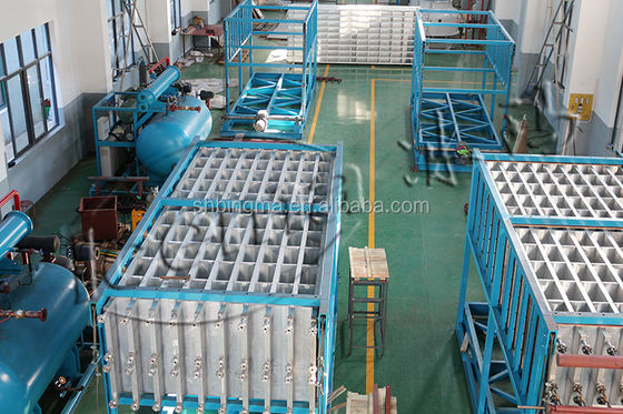 Máquina de fabricação de blocos de gelo industrial de alta capacidade de arrefecimento 5T 10T 15T toneladas 20T 25T 30T