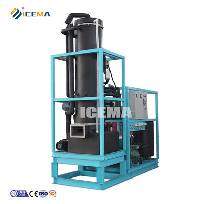 Máquina de tubos de gelo Bitzer Compressor de 15 toneladas para produção de gelo em ambiente industrial