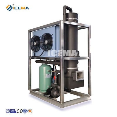 Máquina de fabricação de gelo por tubos industriais para restaurante 1T 5T 10T Fácil de operar 220V/380V
