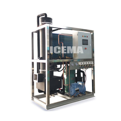 Máquina de fabricação de gelo por tubos industriais para restaurante 1T 5T 10T Fácil de operar 220V/380V