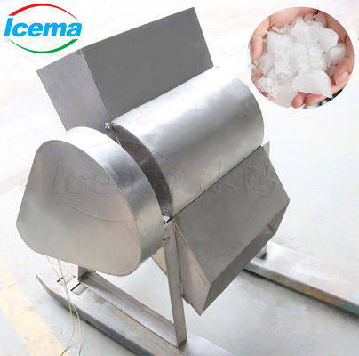 Máquina de fazer gelo portátil de aço inoxidável ICEMA Mini para conservação fresca