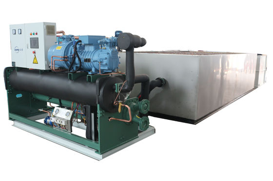 600 KG Máquina de fabricação de gelo de blocos de gelo industriais personalizados para operação de mineração de energia