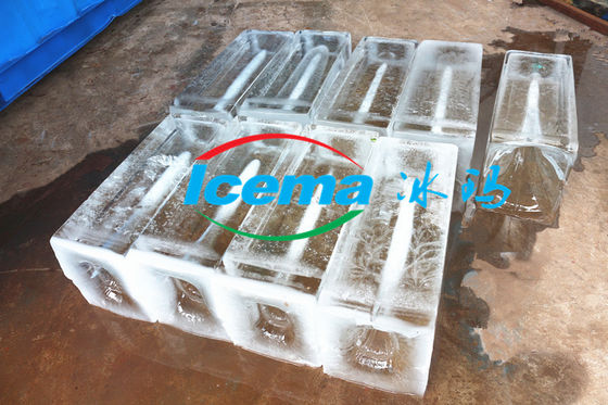 Máquina de fabricação de gelo industrial de 5 toneladas com arrefecimento directo e refrigerante R404A/R22