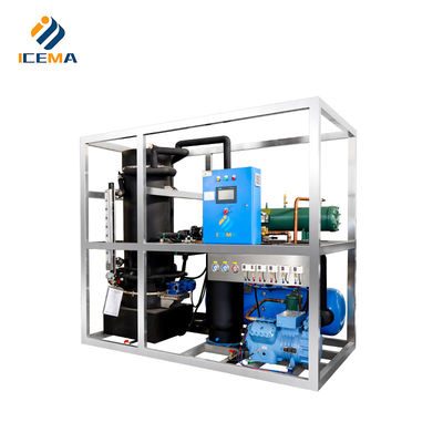 Máquina de gelo de tubo de 5 toneladas de aço inoxidável BMT50 para produtos de 2750*1650*2520mm