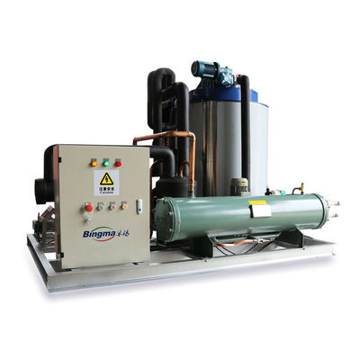 comprar Produto 5T/24H Máquina de fabricação de flocos de gelo industrial para lojas de alimentos e pesca da ICEMA online manufacture