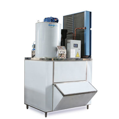 2T/24H Máquina industrial de fabricação de flocos de gelo para pesca
