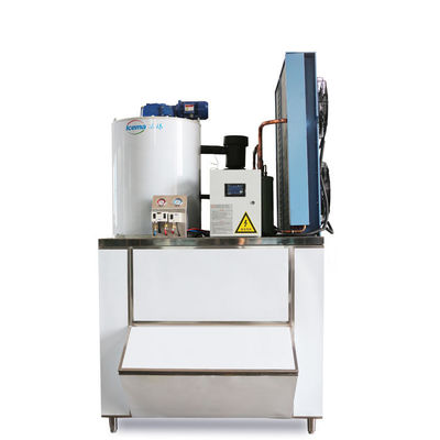 2T/24H Máquina industrial de fabricação de flocos de gelo para pesca