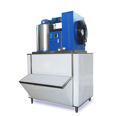 Máquina industrial de fabricação de flocos de gelo para a pesca 1T/24H Refrigerante agrícola R404A/R22