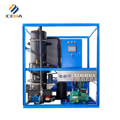 Frascold Industrial Máquina de tubos de gelo de 1 tonelada Produção de gelo confiável para a indústria