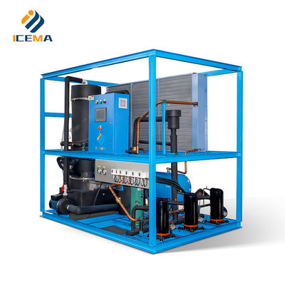 Frascold Industrial Máquina de tubos de gelo de 1 tonelada Produção de gelo confiável para a indústria