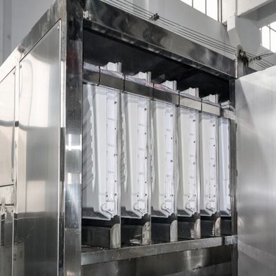 Máquina de gelo de 10 toneladas com embalagem automática personalizável e tamanho de gelo de 22x22x22 mm