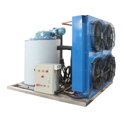 Máquina de fabricação de gelo em flocos para alta produtividade nas operações de pesca industrial