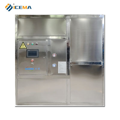 Fabricante de cubos de gelo industriais com 19X21X6 grades de gelo e 12-17 minutos de velocidade de fabricação de gelo