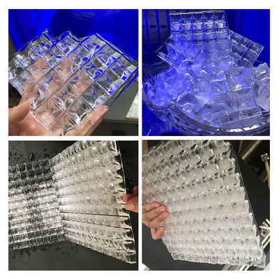 Fabricante de cubos de gelo industriais com 19X21X6 grades de gelo e 12-17 minutos de velocidade de fabricação de gelo
