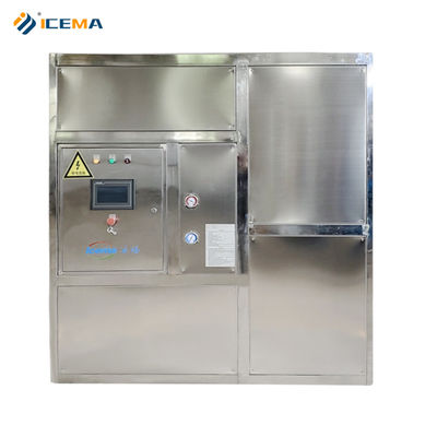 Máquina automática de fabricação de gelo 3T 300KG para linha de produção de gelo de cristal