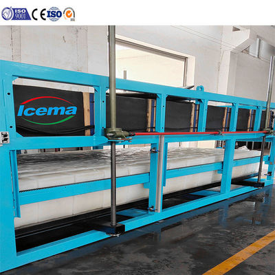 85 kW Capacidade de refrigeração 12000 KG Máquina de fabricação de blocos de gelo industrial para as necessidades dos clientes