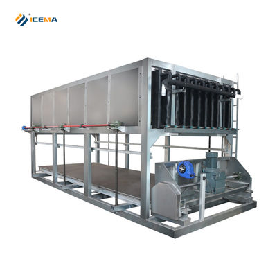 Máquina de fabricação de blocos de gelo de alta potência de 15T/20T e compressor Bitzer/Hanbell para produção