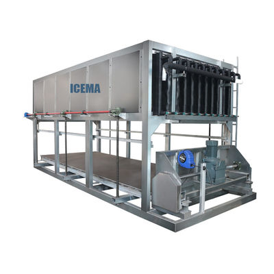 Máquina de fabricação de blocos de gelo de alta potência de 15T/20T e compressor Bitzer/Hanbell para produção