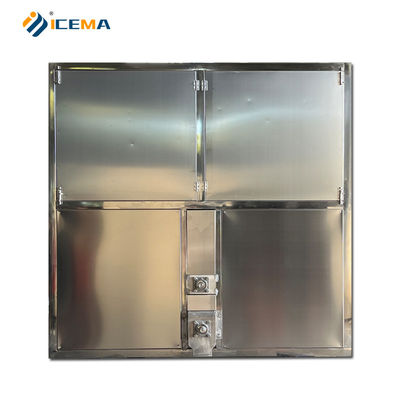 2T máquina de gelo industrial 1860W fabricante de gelo cristal para armazenamento de gelo 2TON benefício