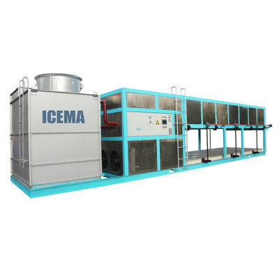Frigorífico automático de bloco de refrigeração direta máquina 10T 15T 20T 25T 30T e desempenho