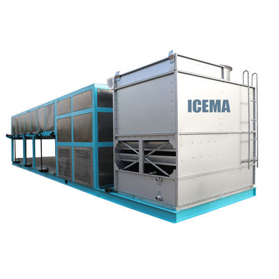 Frigorífico automático de bloco de refrigeração direta máquina 10T 15T 20T 25T 30T e desempenho