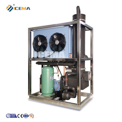 Máquina automática de fazer tubos de gelo com capacidade de armazenamento de gelo de 1000 kg nas Filipinas