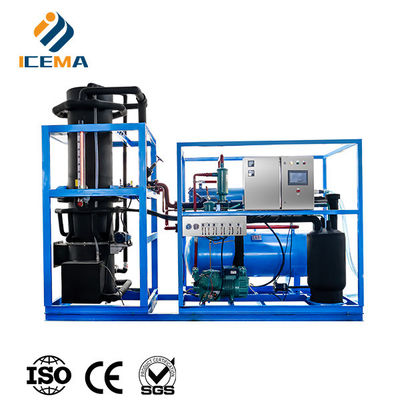Máquina de fabricação de gelo de tubo ICEMA Output diário personalizável 1T-30T Adequado para venda de gelados Bares de gelo Hotéis podem ser fornecidos com máquina de embalagem sacos de gelo